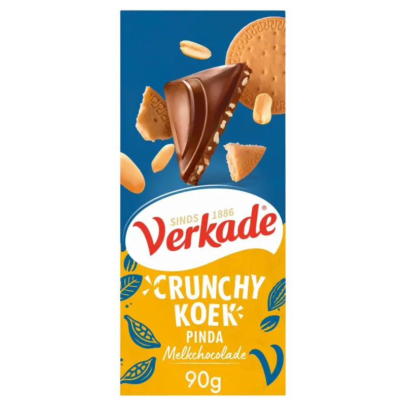 Verkade Specials crunchy koek pinda melk