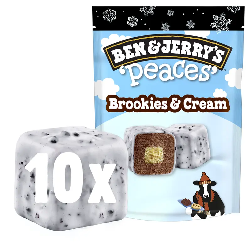Ben & Jerry's Peaces brookies & cream