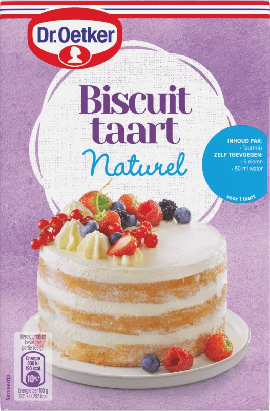 Dr. Oetker Basis biscuittaart bakmix