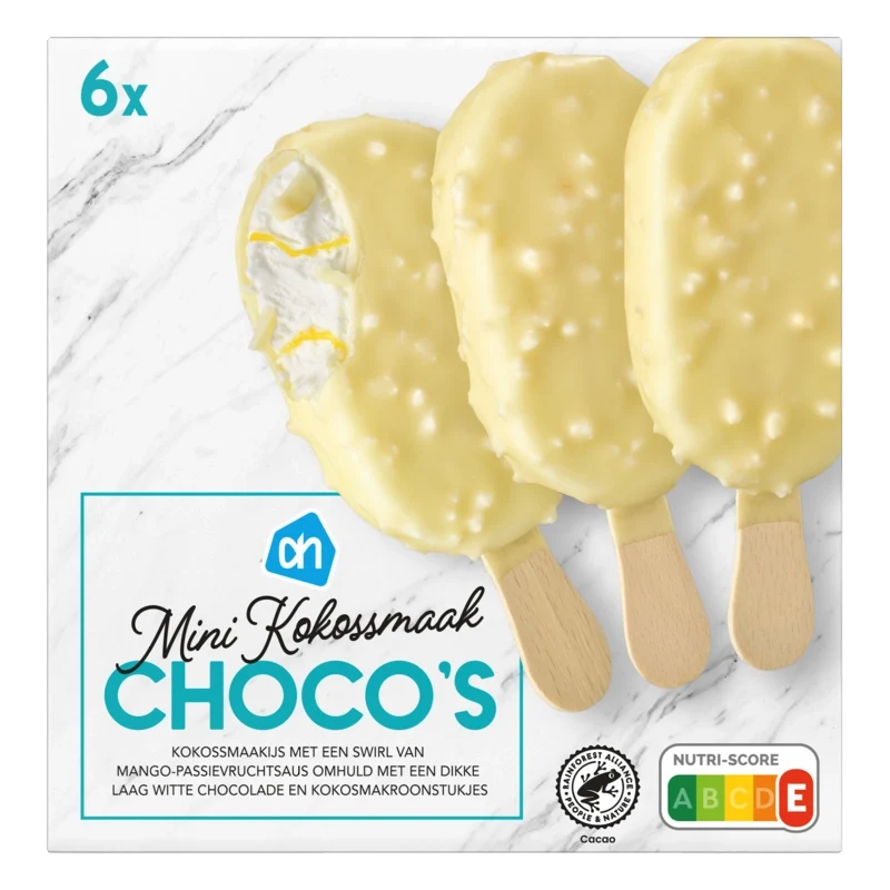 Mini kokossmaak choco's
