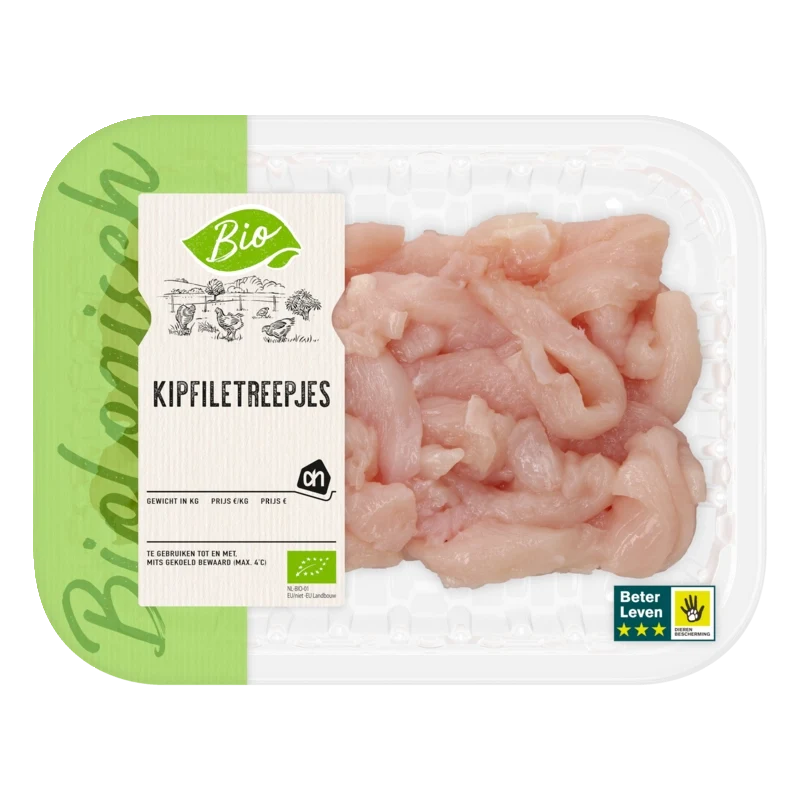 Biologisch Kipfiletreepjes