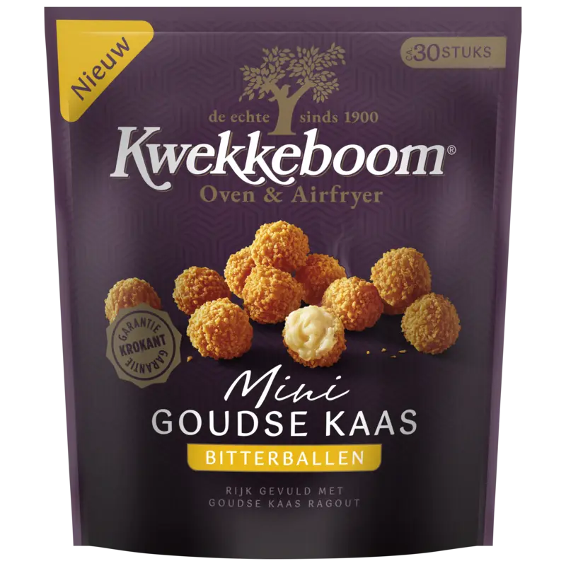 Kwekkeboom Mini bitterballen goudse kaas