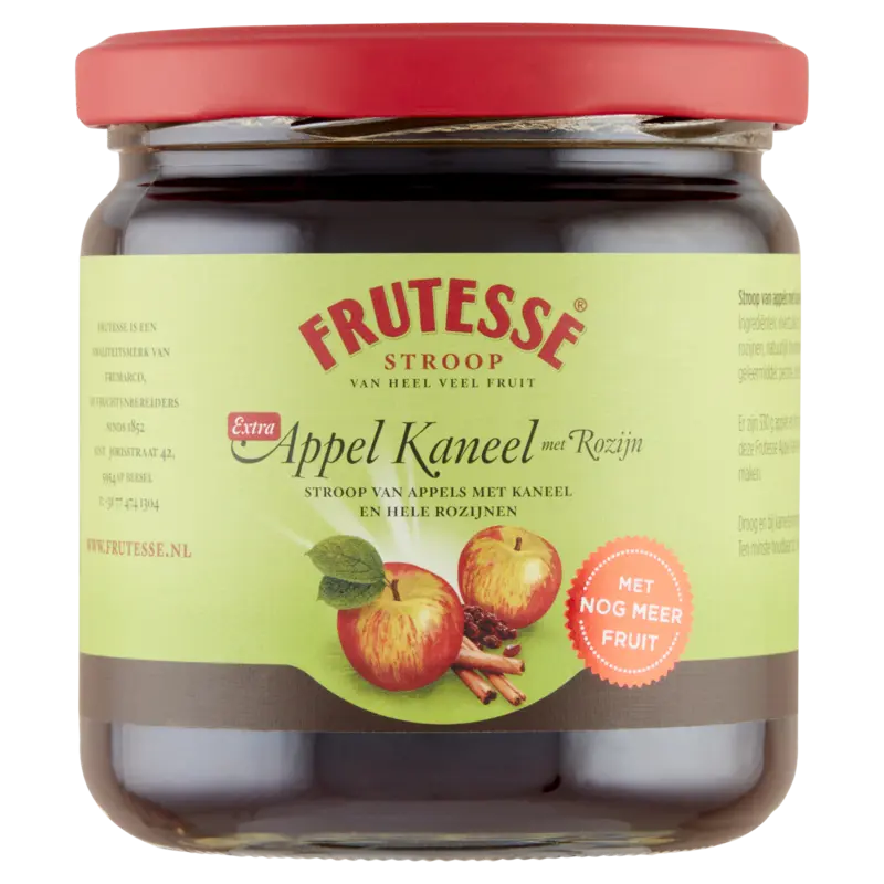 Frutesse Stroop van appels met kaneel & rozijnen