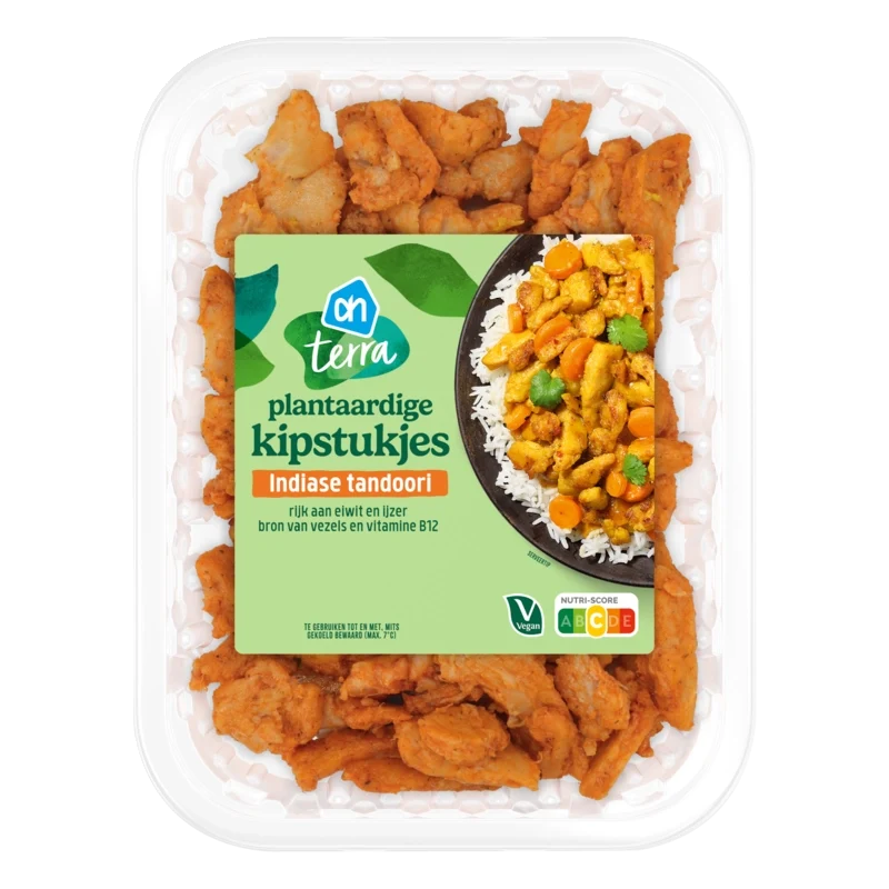 Terra Plantaardige kipstukjes Indiase tandoori