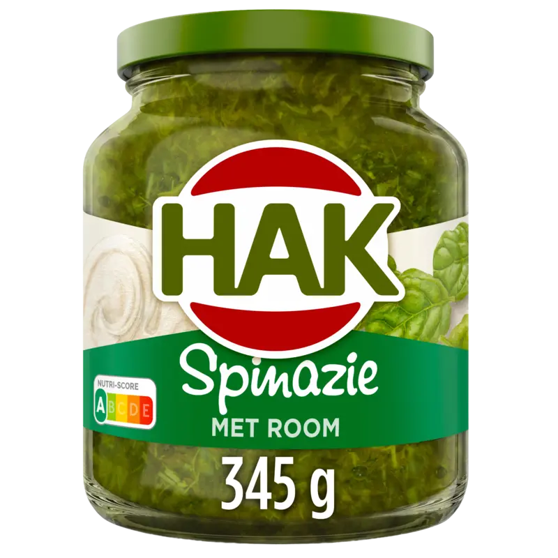 Hak Spinazie met room