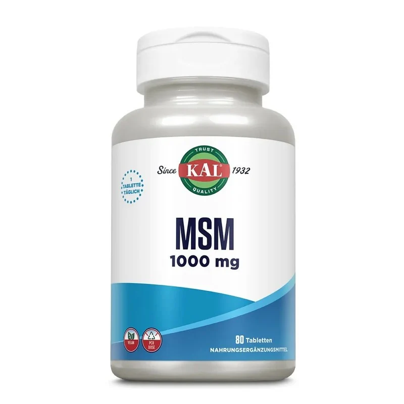 KAL MSM 1000mg 80 tb