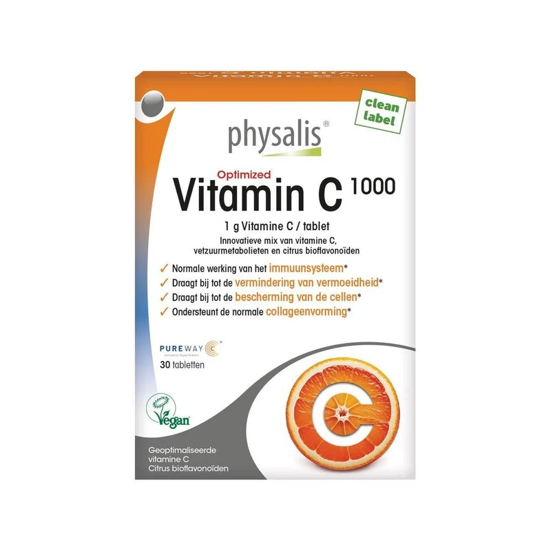 Physalis Optimized Vitamin C 1000 30 tabletten