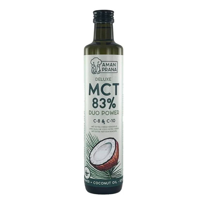 Aman Prana Premium MCT Olie 83% uit Extra Vierge Kokosolie 500 ml