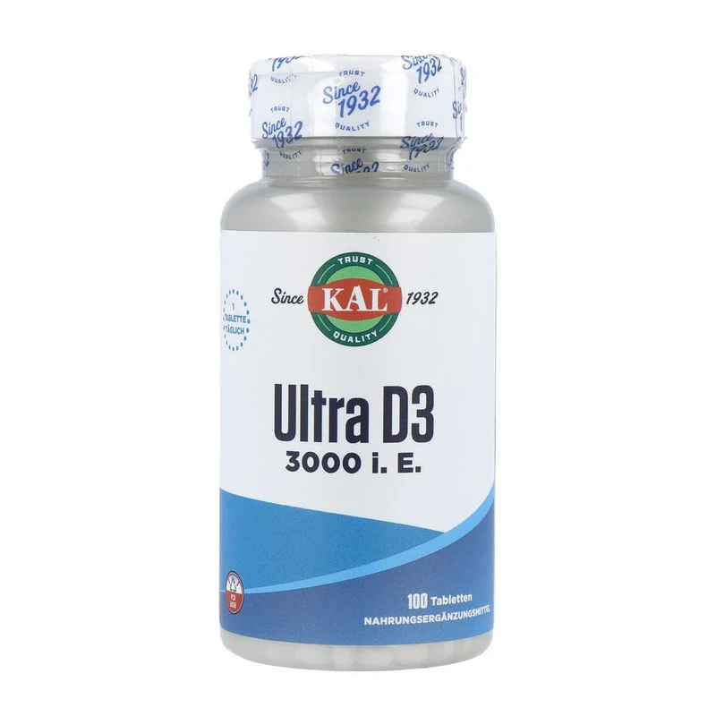 Kal Vitamine D3 3.000 i.E. 100 stuks