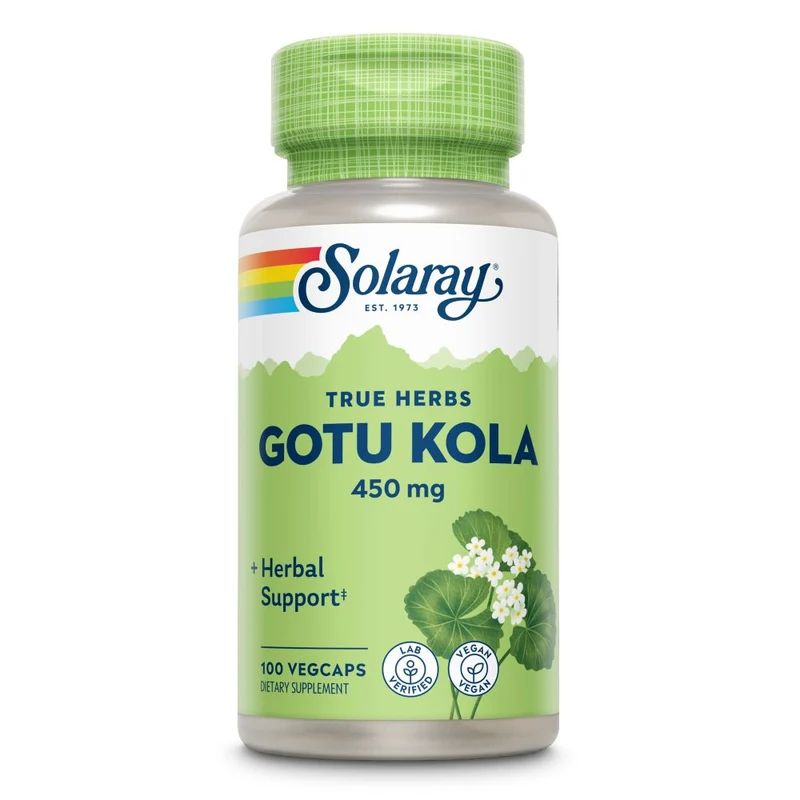 Solaray Gotu Kola (Centella asiatica) 100 vcaps