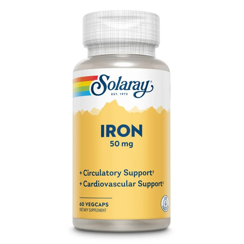 Solaray Ijzer 50 mg 60 cp