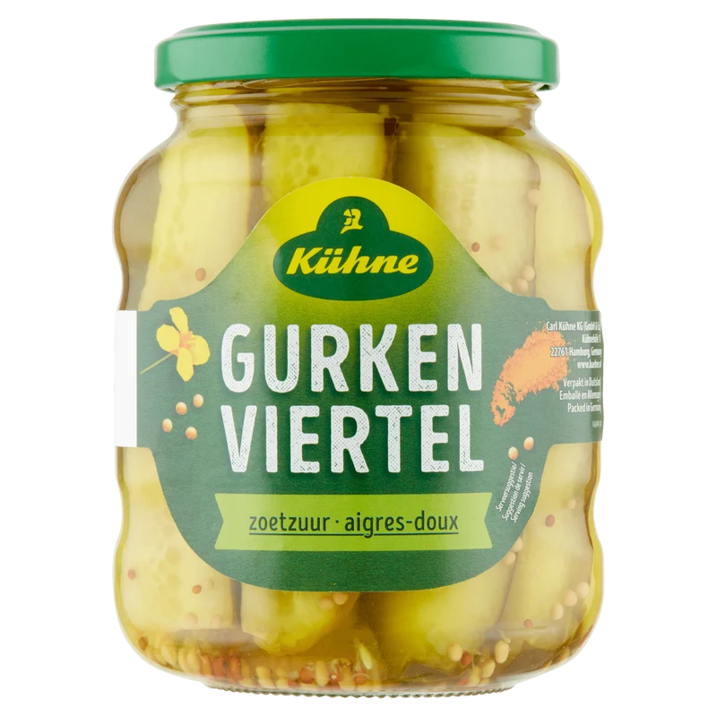 Kuhne Gurkenviertel zoetzuur