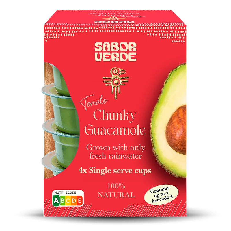 Sabor Verde Chunky Guacamole Tomato kuipje