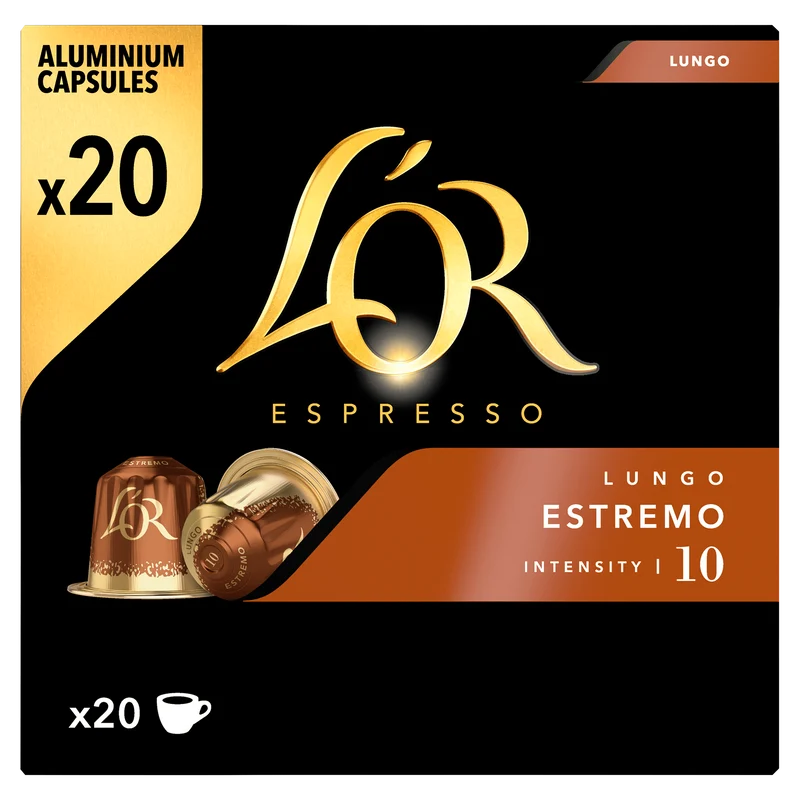 L'Or Lungo estremo voordeelpak koffiecups
