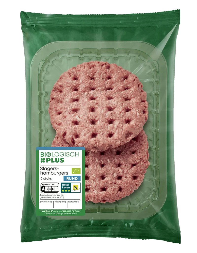 Biologisch Slagershamburgers 2 stuks