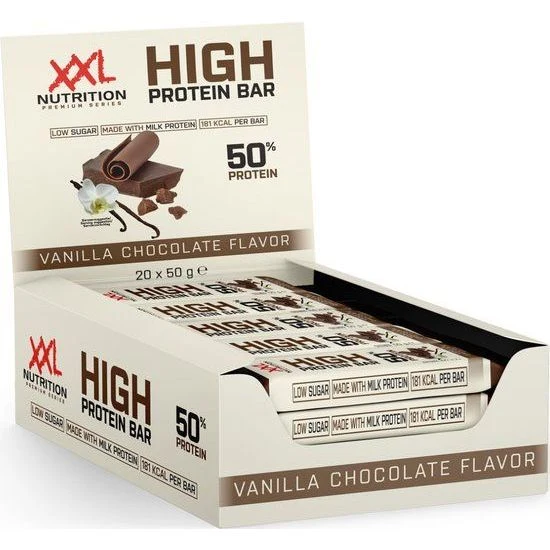 XXL Nutrition High Protein Bar Vanilla Chocolate 50 gram