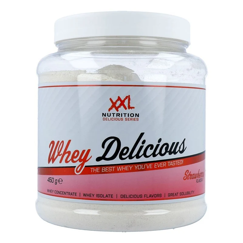 XXL Nutrition Whey Delicious Strawberry 450 gram