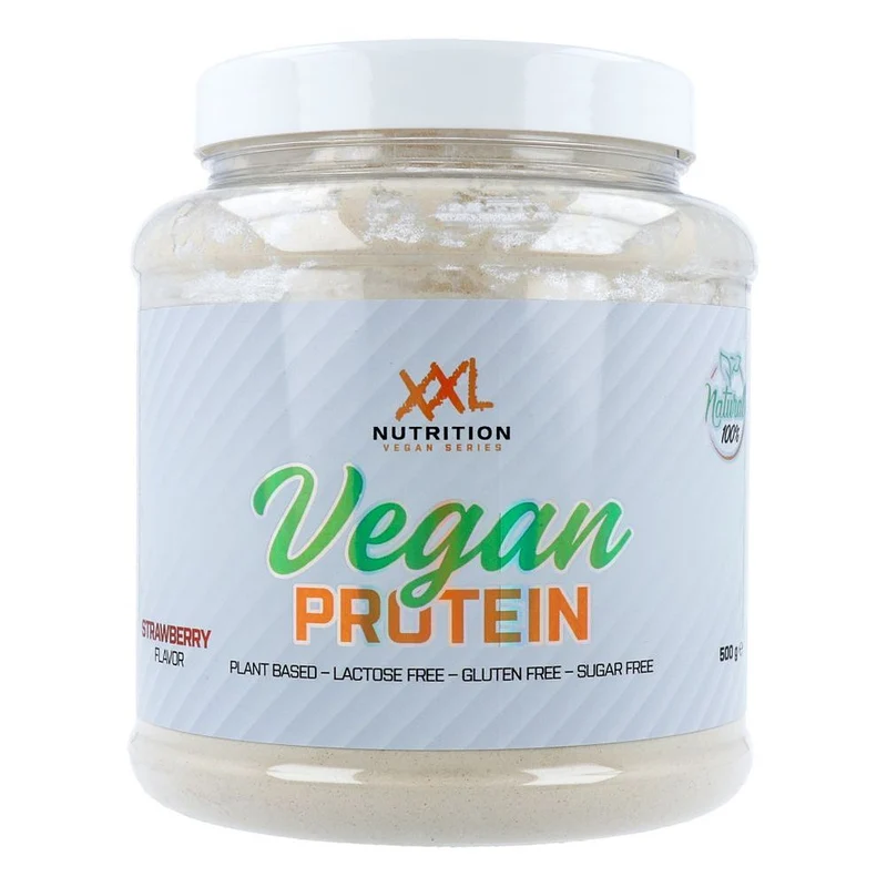 XXL Nutrition Vegan Fit Protein Aardbei 500 gram