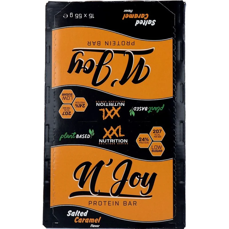XXL Nutrition N'Joy Vegan Protein Bar Salted Caramel 55 gram