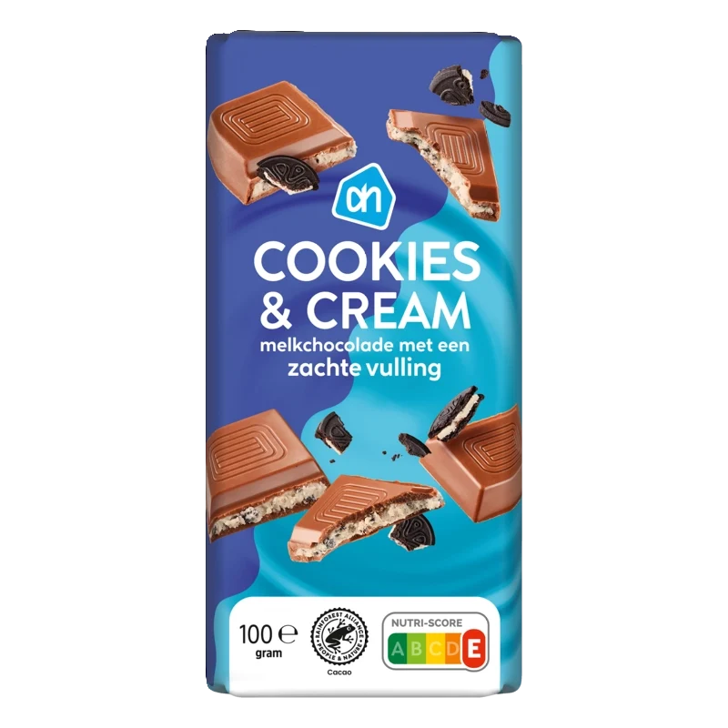 Cookies cream melkchocolade