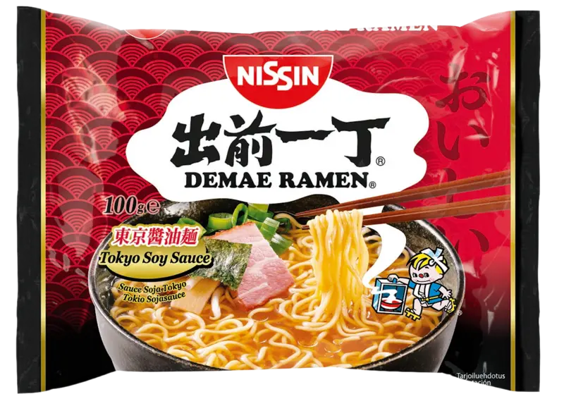 Nissin Demae ramen soy sauce