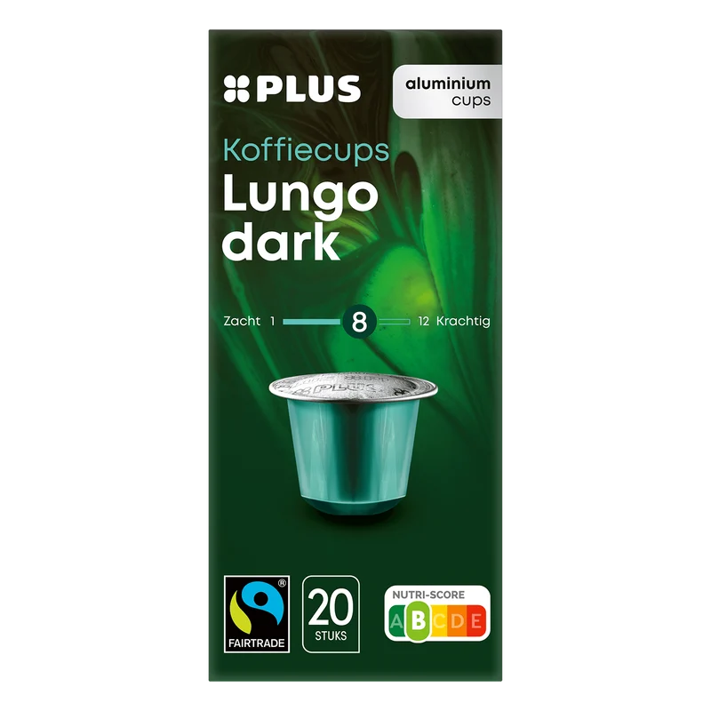 Koffiecups lungo dark Fairtrade