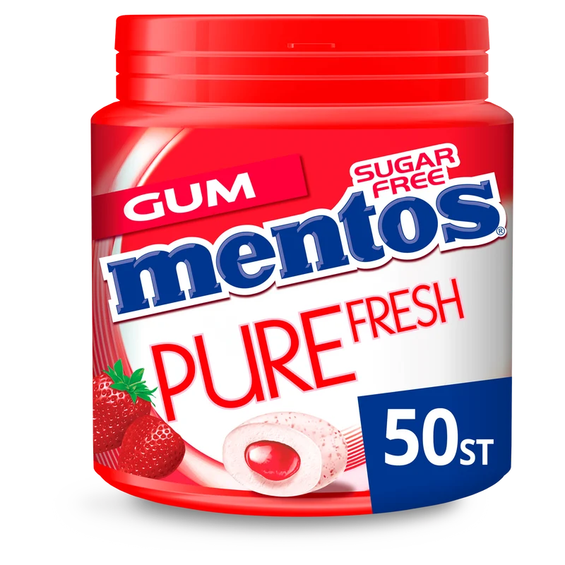 Mentos Gum pure fresh strawberry