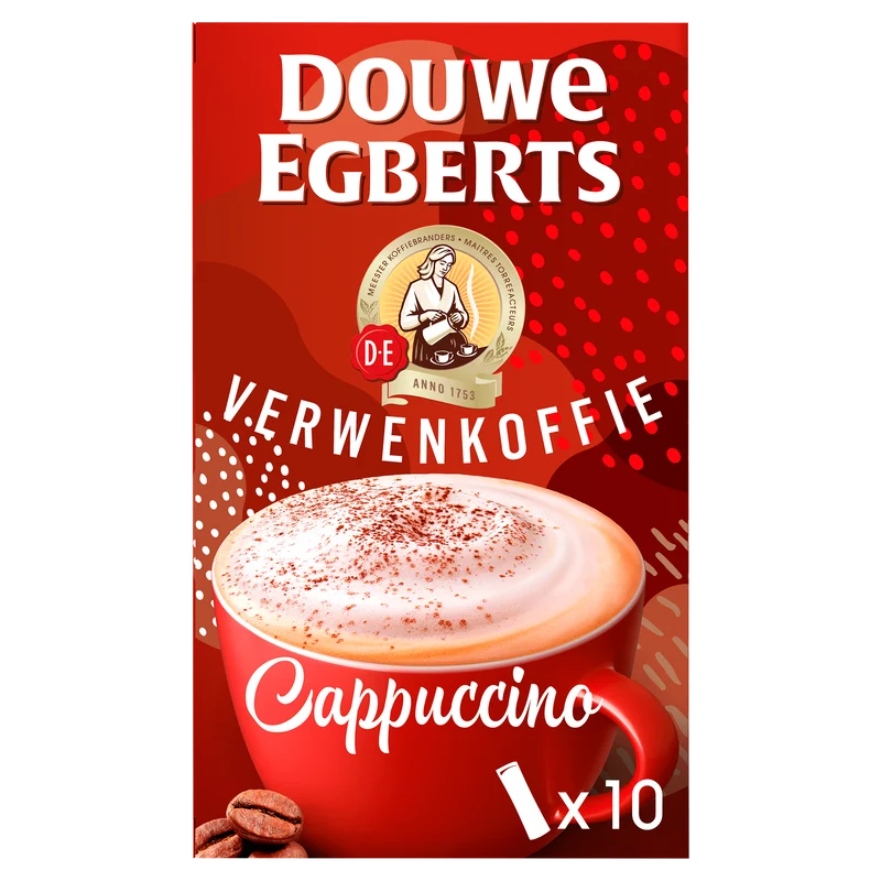 Douwe Egberts Milk based oploskoffie cappuccino