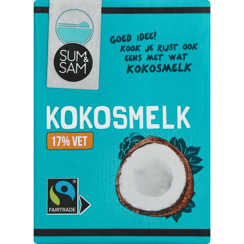 Sum en Sam Kokosmelk 17% vet