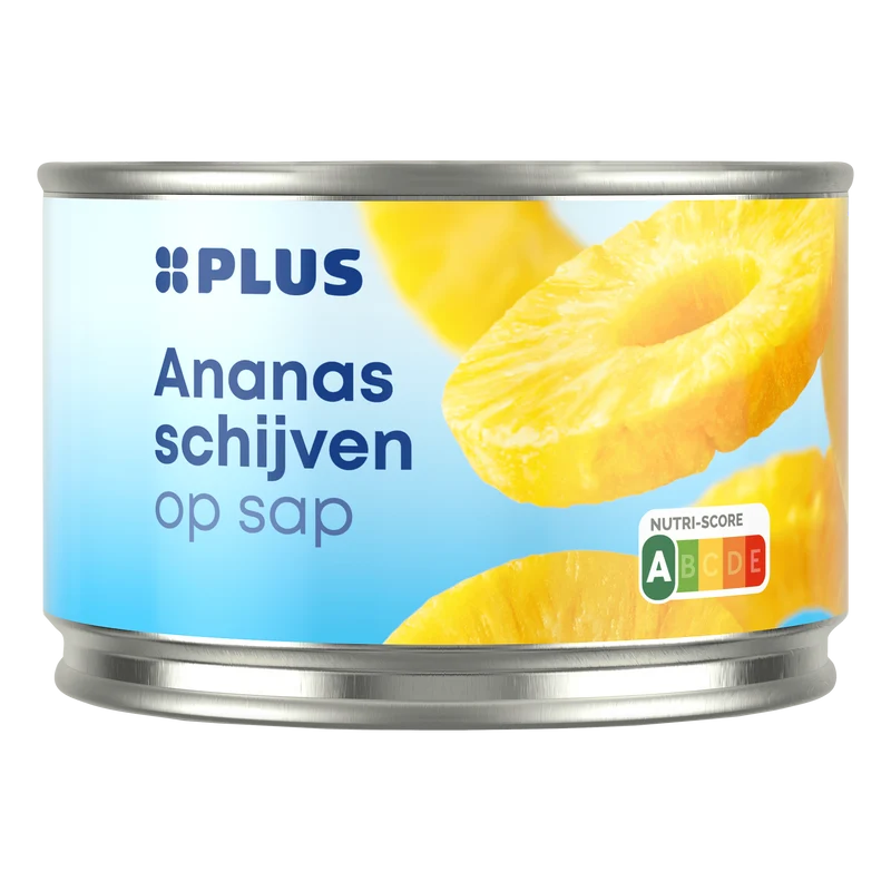 Ananas schijven op sap