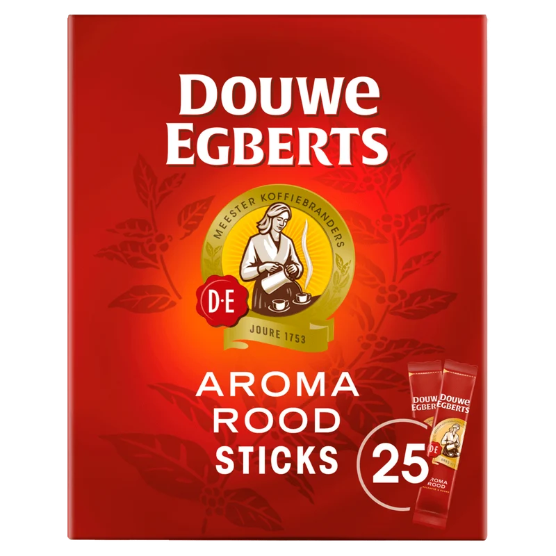 Douwe Egberts Aroma rood oploskoffie sticks