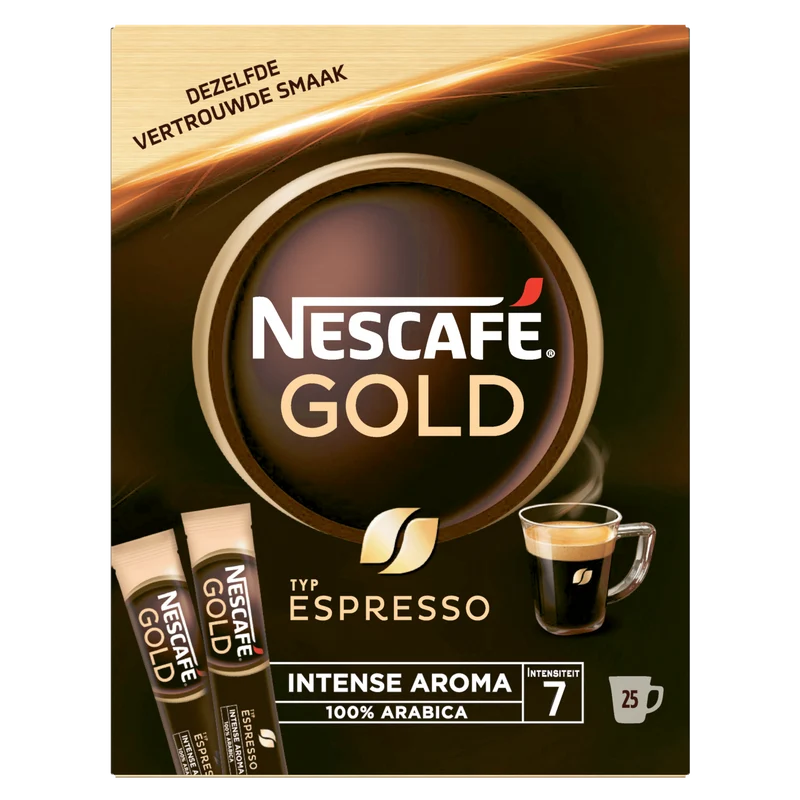 Nescafe Oploskoffie espresso - 25 zakjes