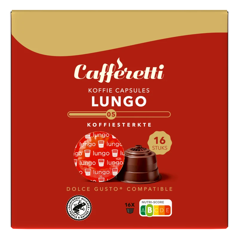 Caffèretti Koffiecapsules lungo