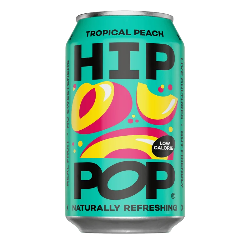 Hip Pop Living soda tropical peach