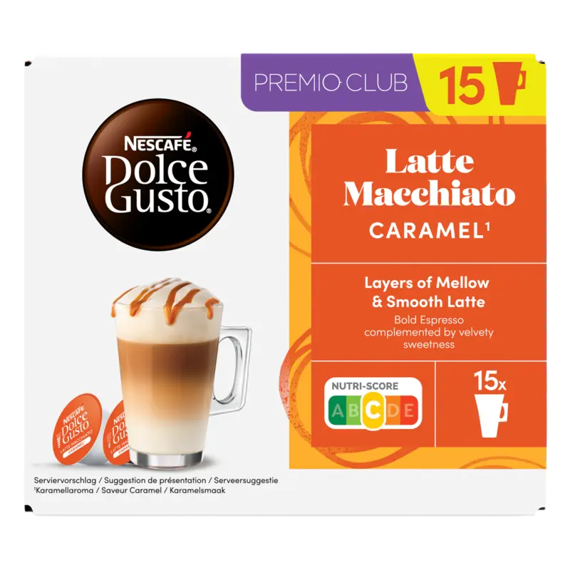 Nescafé Dolce Gusto Latte macchiatio caramel capsules