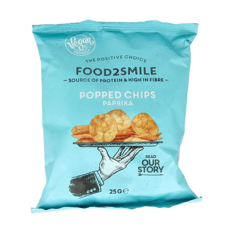 Food2Smile Popped chips paprika