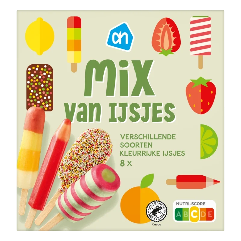 Mix van ijsjes