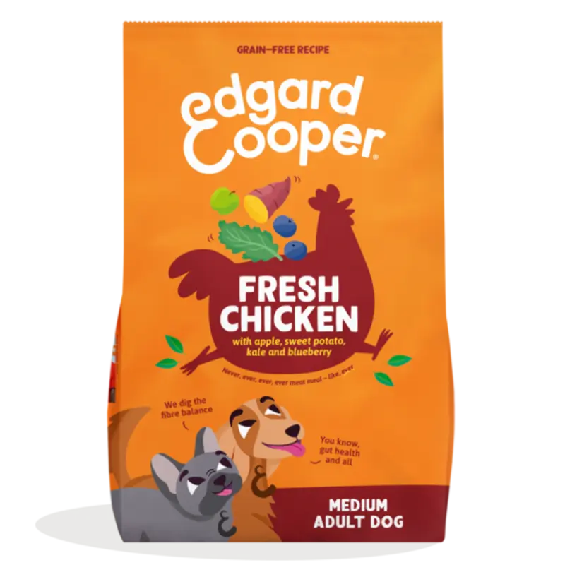 Edgard & Cooper Sappige scharrelkip volwassen hond