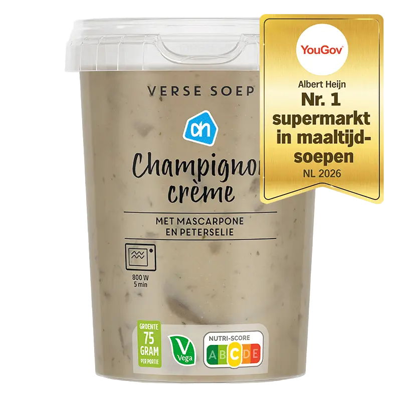 Verse soep champignon crème