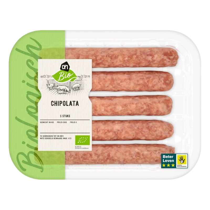 Biologisch Varkenschipolata