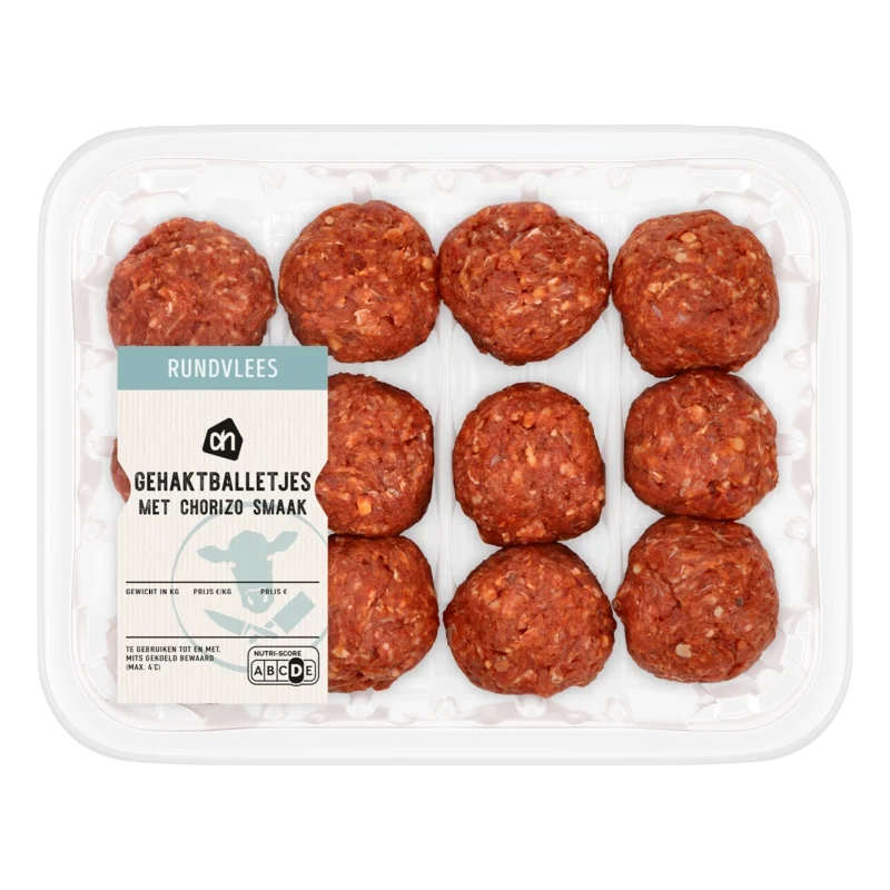 Gehaktballetjes chorizo smaak