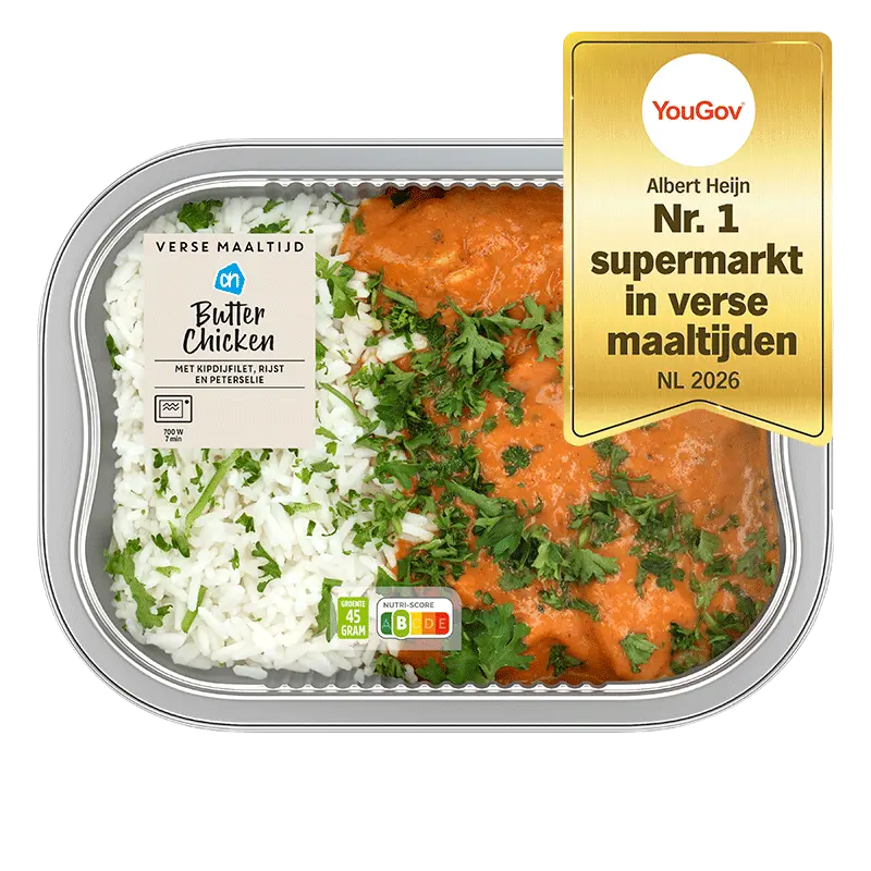 Verse maaltijd butter chicken