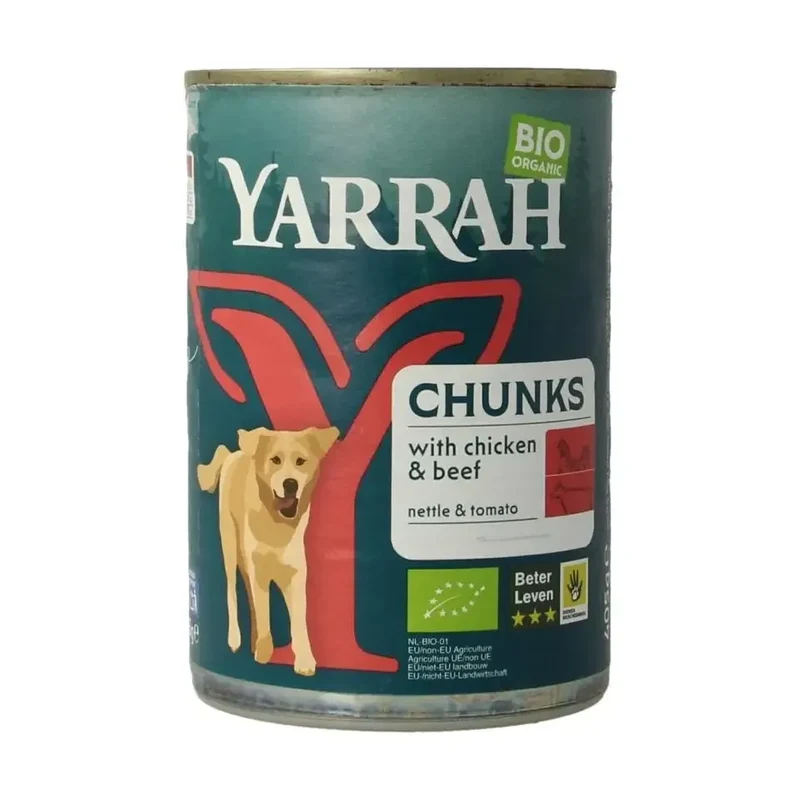 Yarrah Hond brok rund in saus biologisch