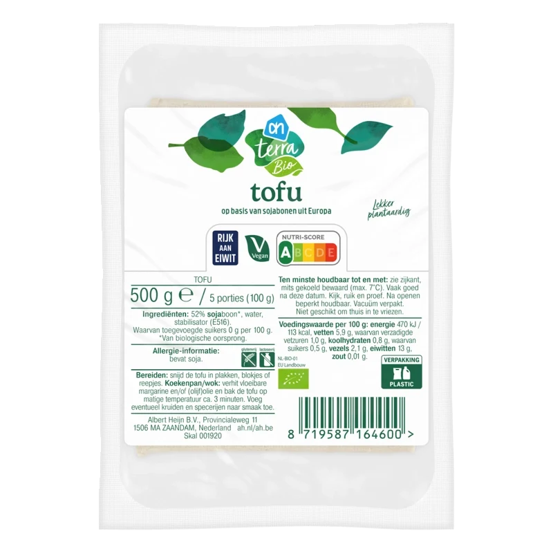 Terra Biologische tofu grootverpakking
