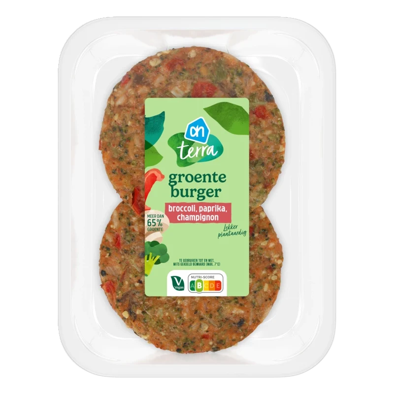 Terra Groenteburger broccoli paprika