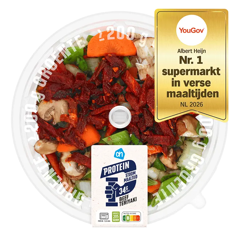 Verse maaltijd beef teriyaki