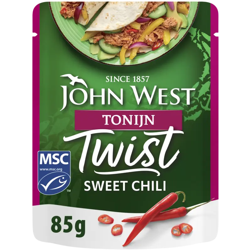 John West Twist tonijn sweet chili MSC