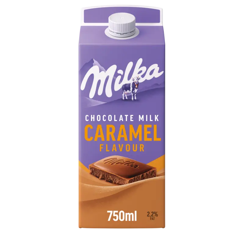 Milka Chocolademelk karamel smaak