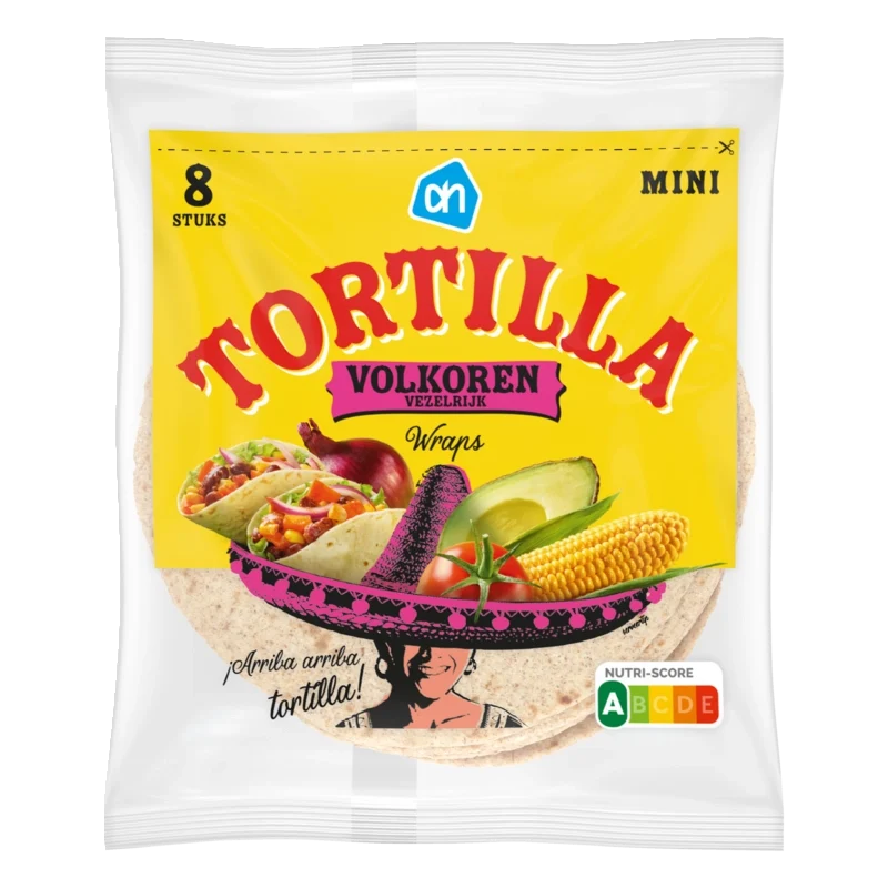Tortilla volkoren wraps mini
