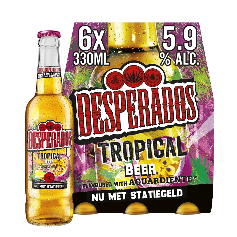 Desperados Tropical bier fles
